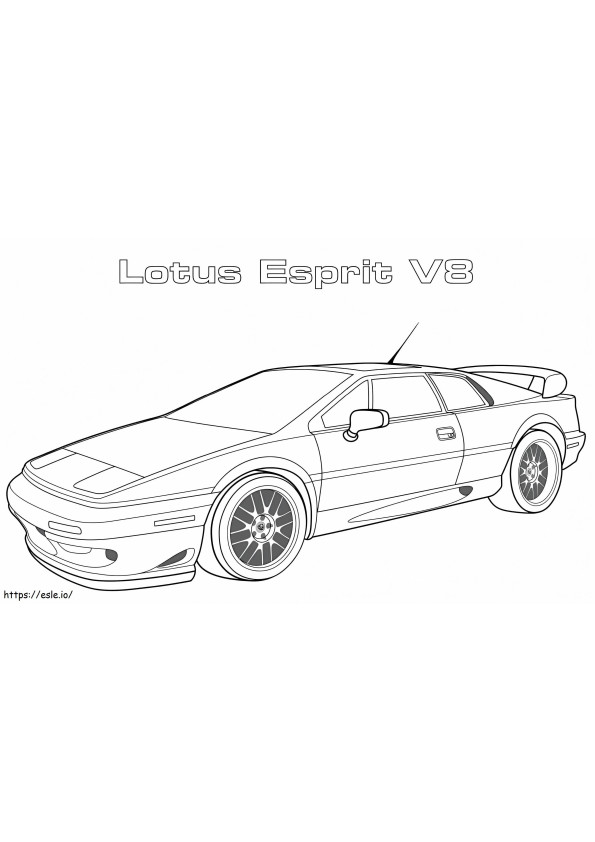 1560417915 Lotus Esprit V8 A4 para colorir