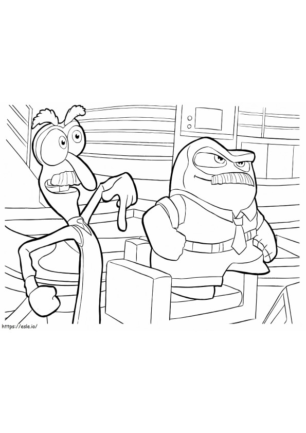 Inside Out Characters 1 coloring page
