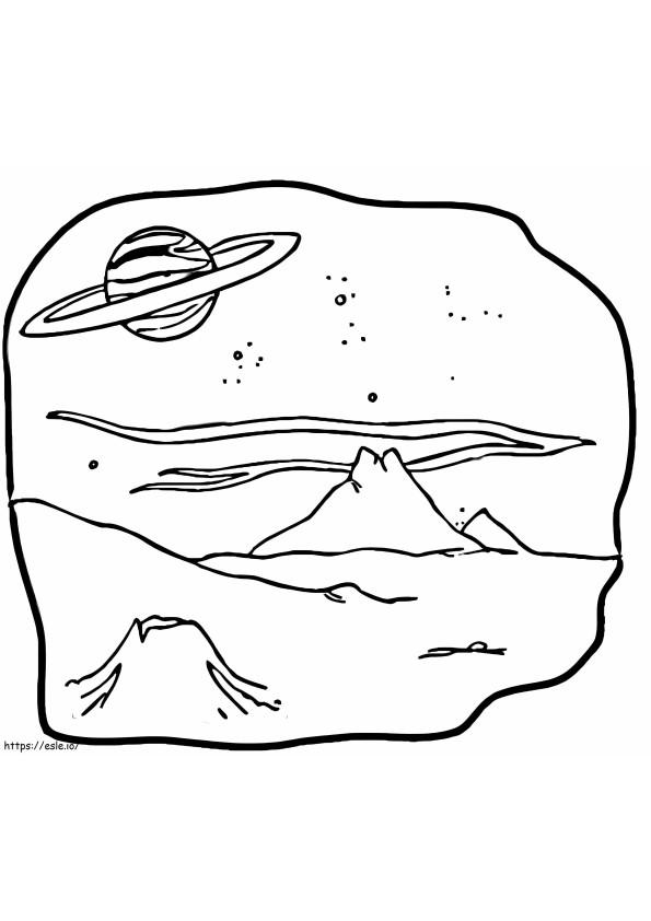 Vista dalle lune di Saturno