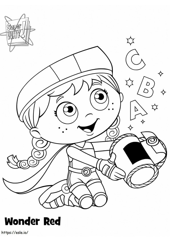 1582857719 Nice Super Why coloring page