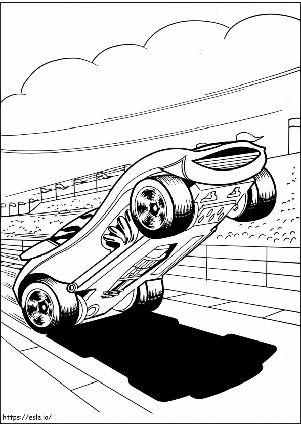 Hot Wheels 21 coloring page