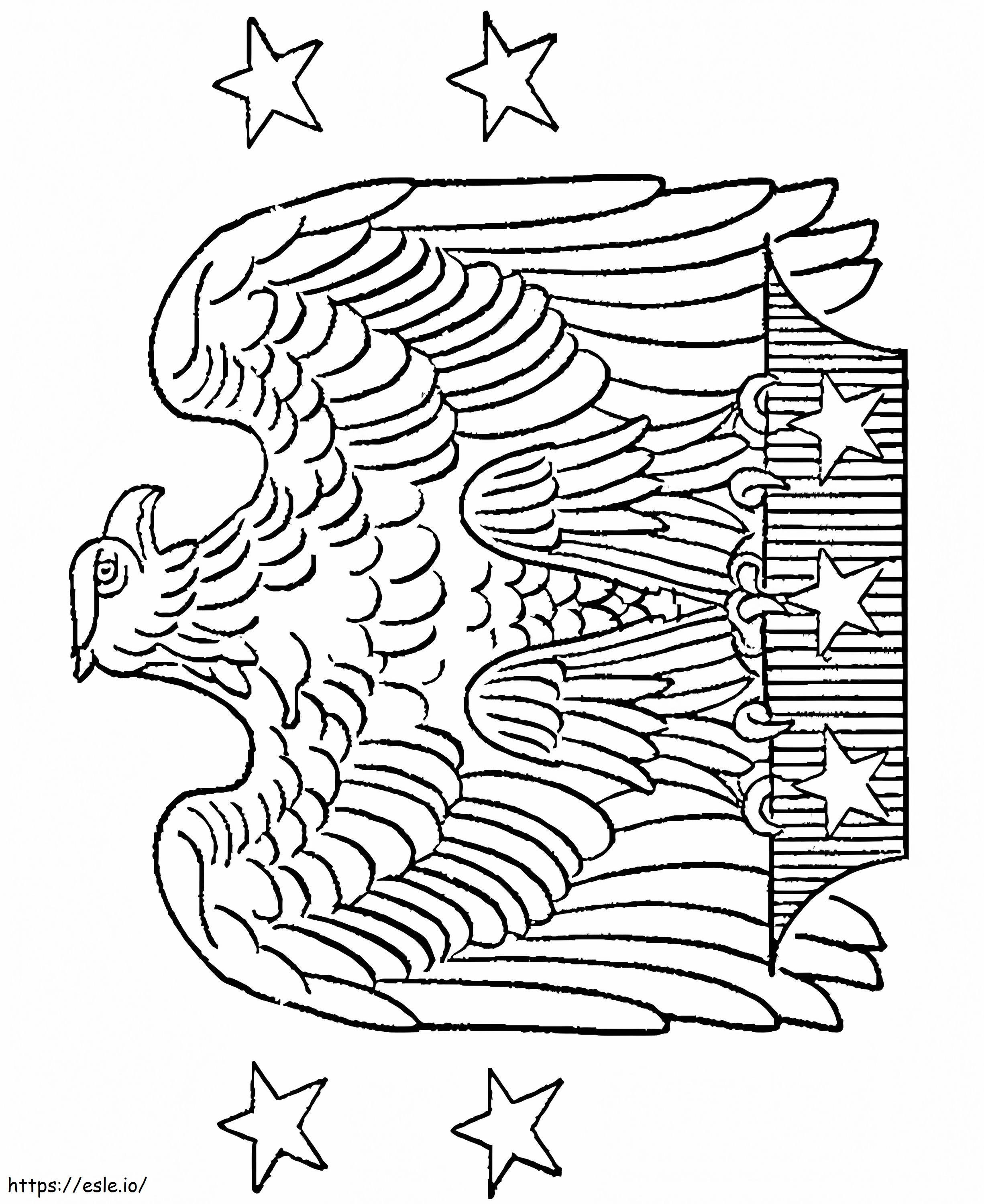 Aquila 9 da colorare e stampare gratis