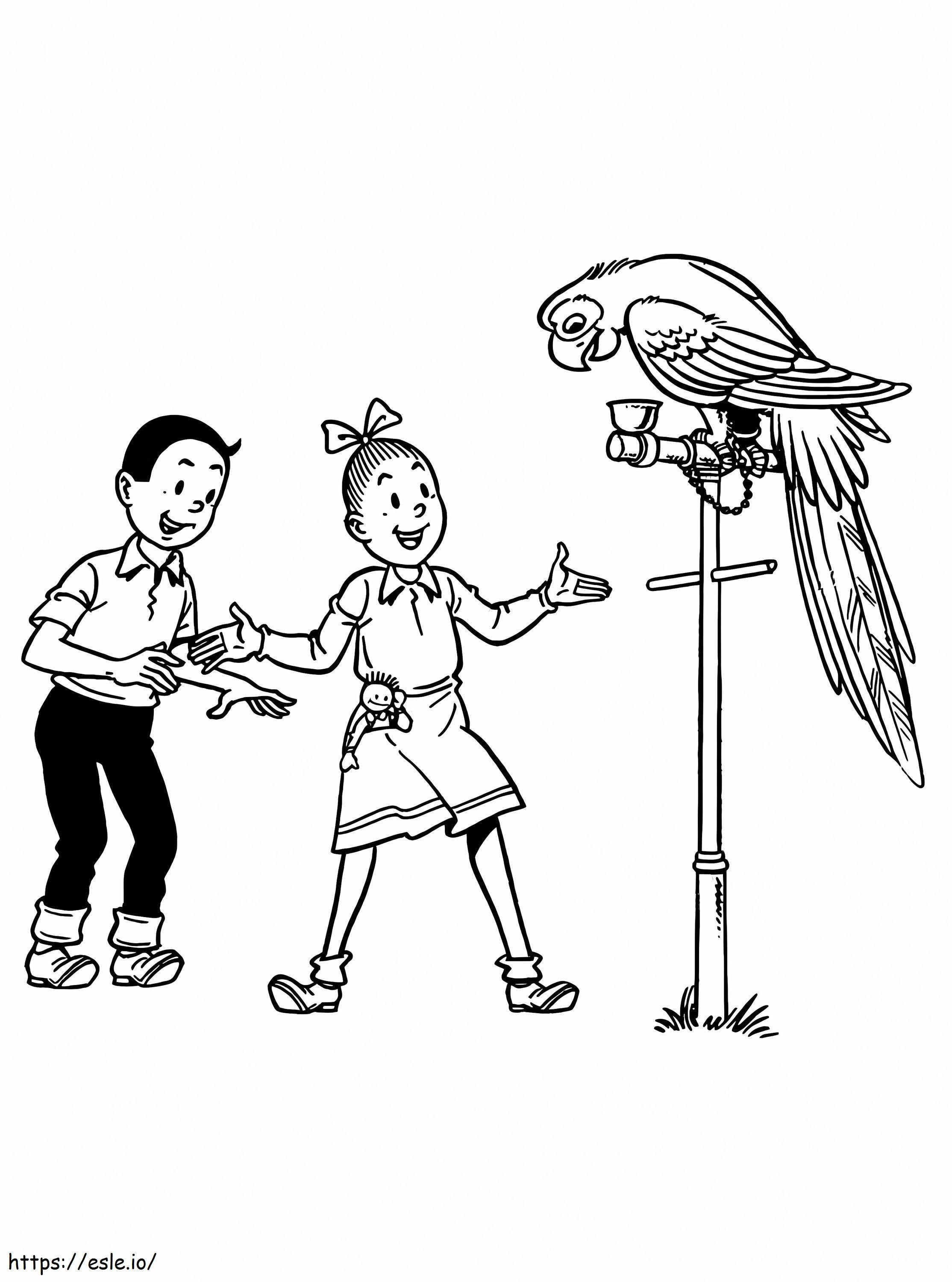 Spike And Suzy 8 coloring page