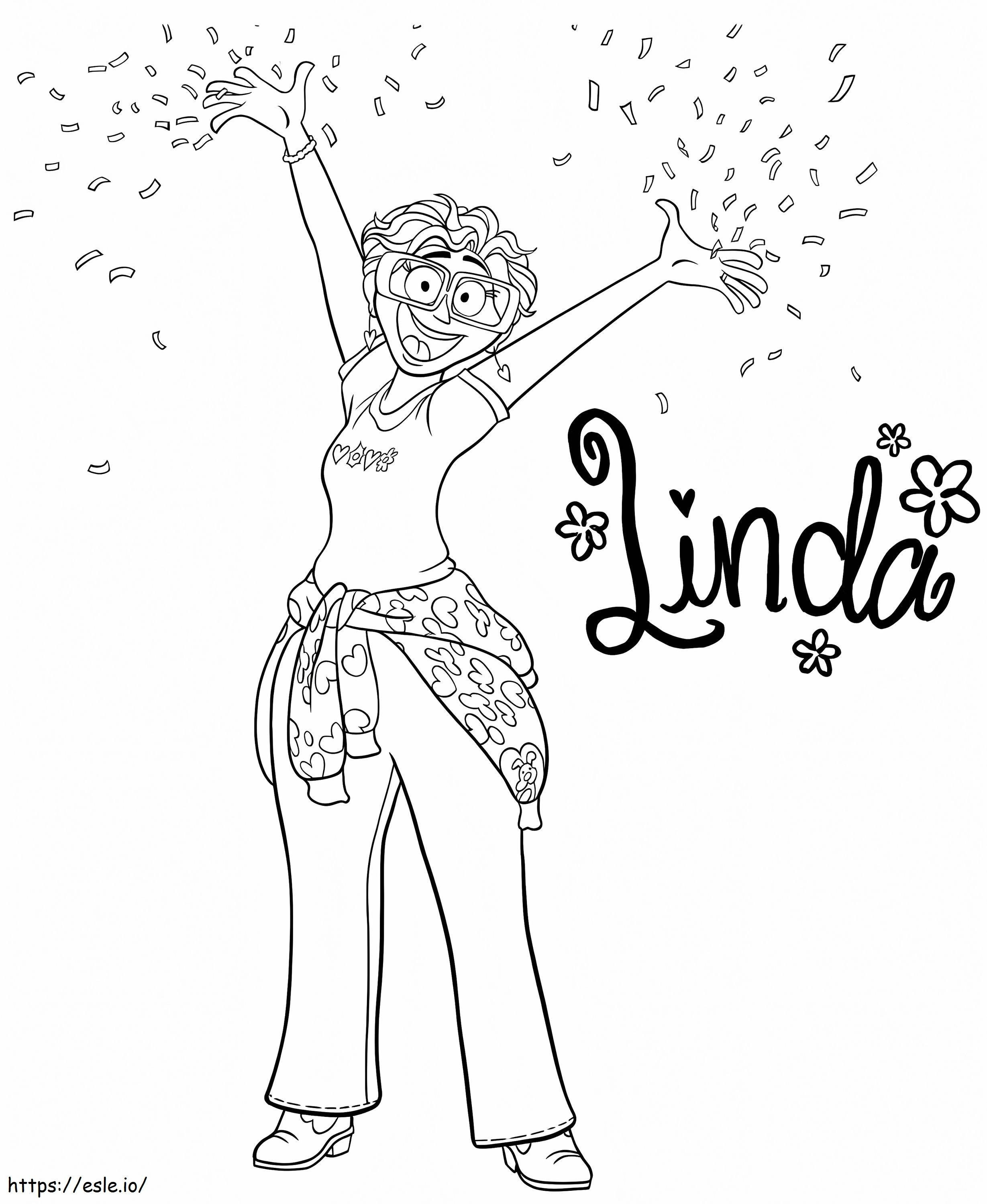 Linda Mitchell para colorir