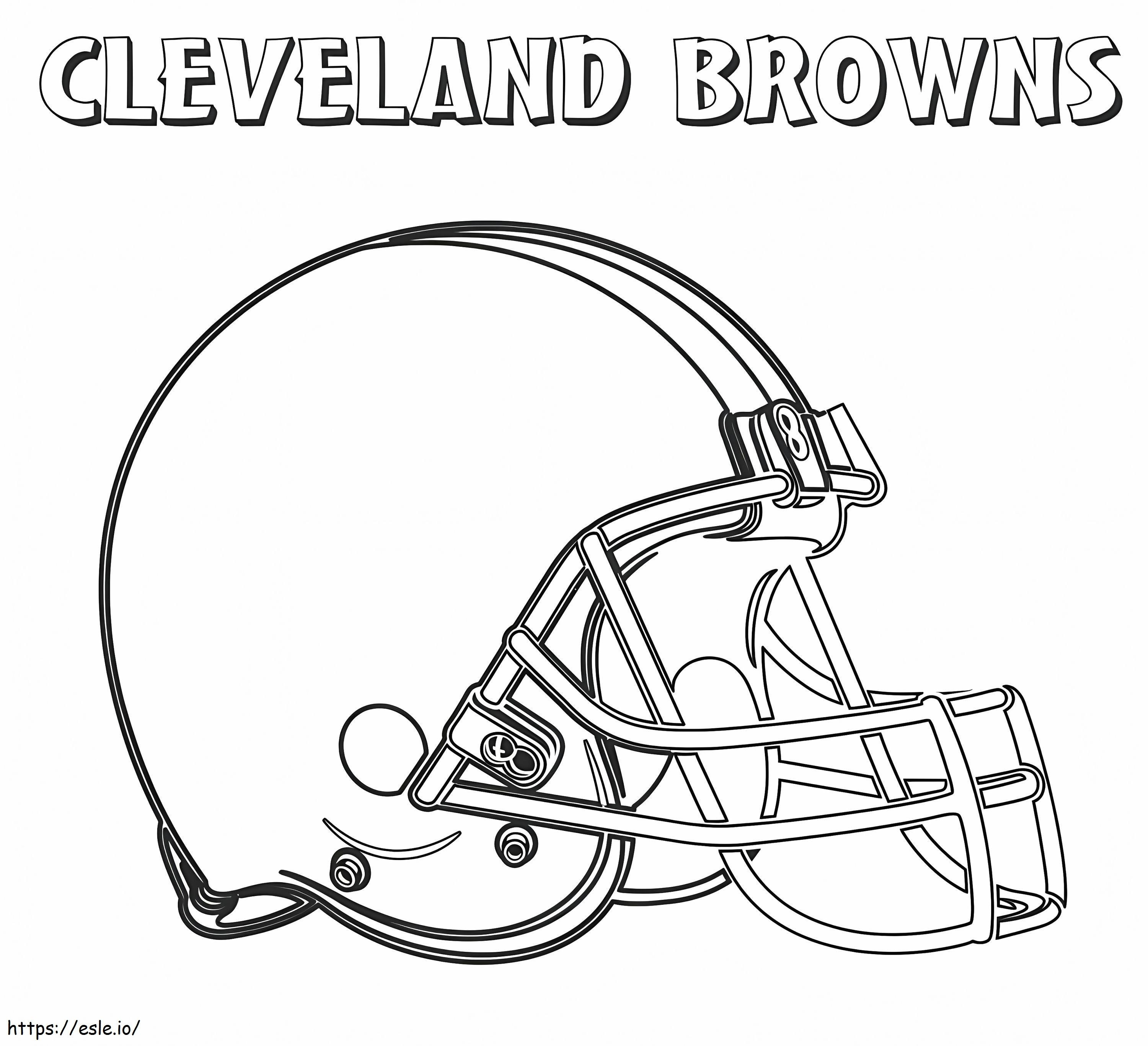 Cleveland Browns 1 kleurplaat kleurplaat