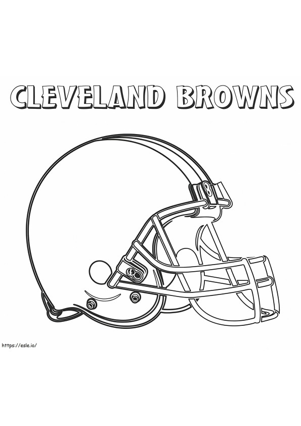 Cleveland Browns 1 kleurplaat