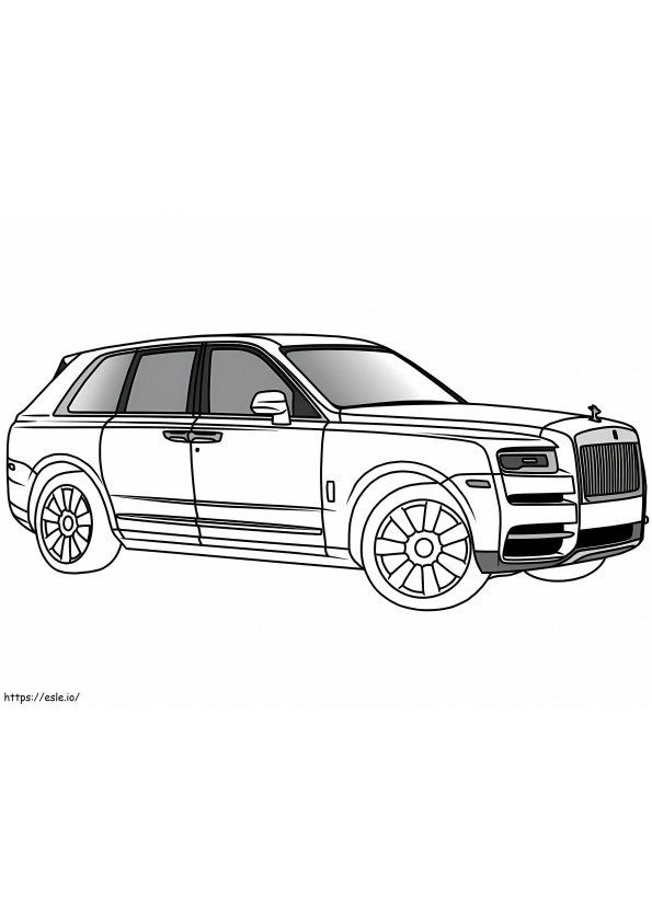 Rolls Royce’a Cullinana kolorowanka