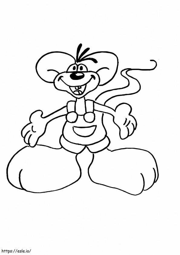 Diddle 5 coloring page