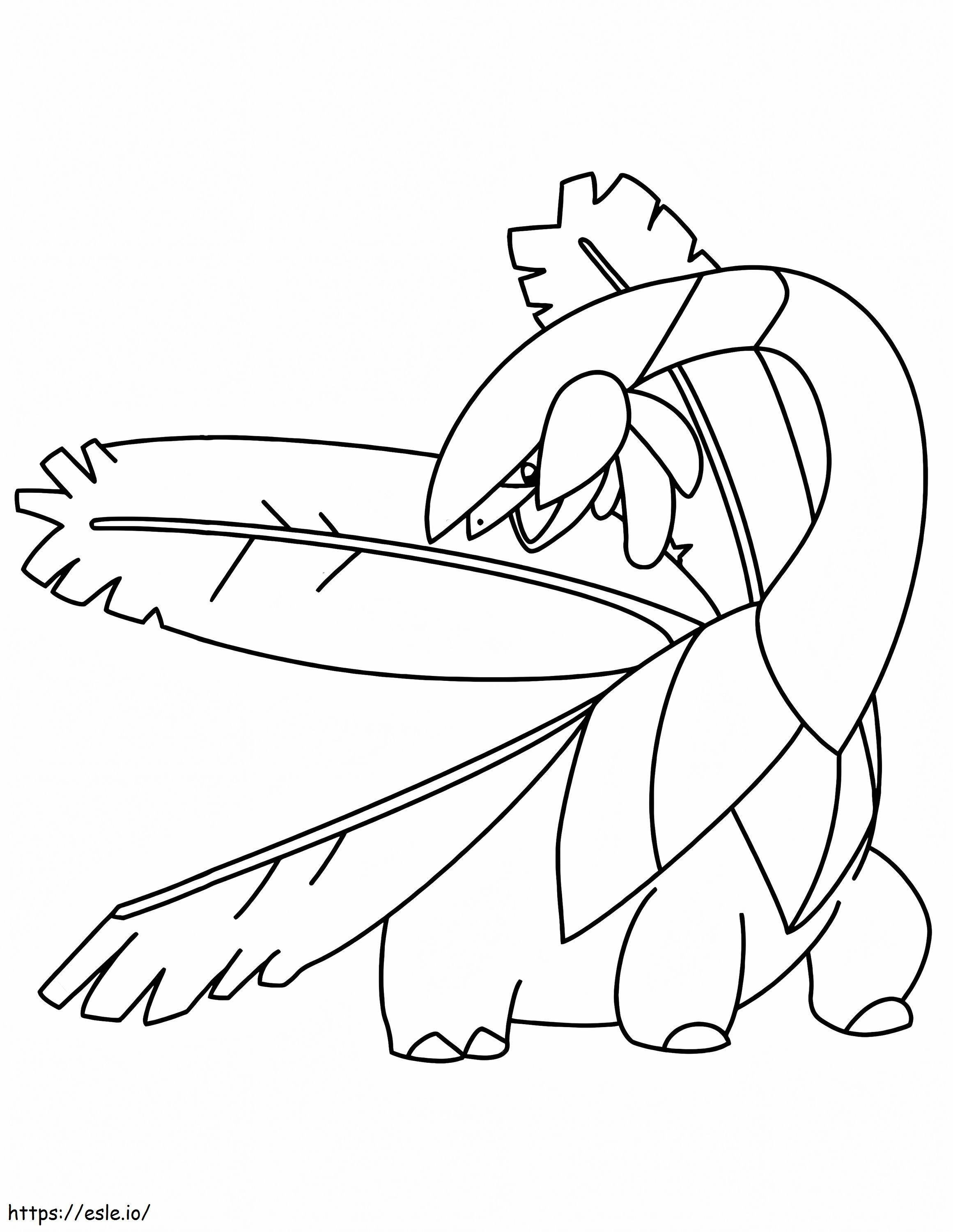 Coloriage Pokémon Tropius Gen 3 à imprimer dessin