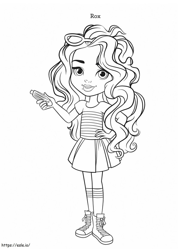 Lovely Rox Sunny Day coloring page