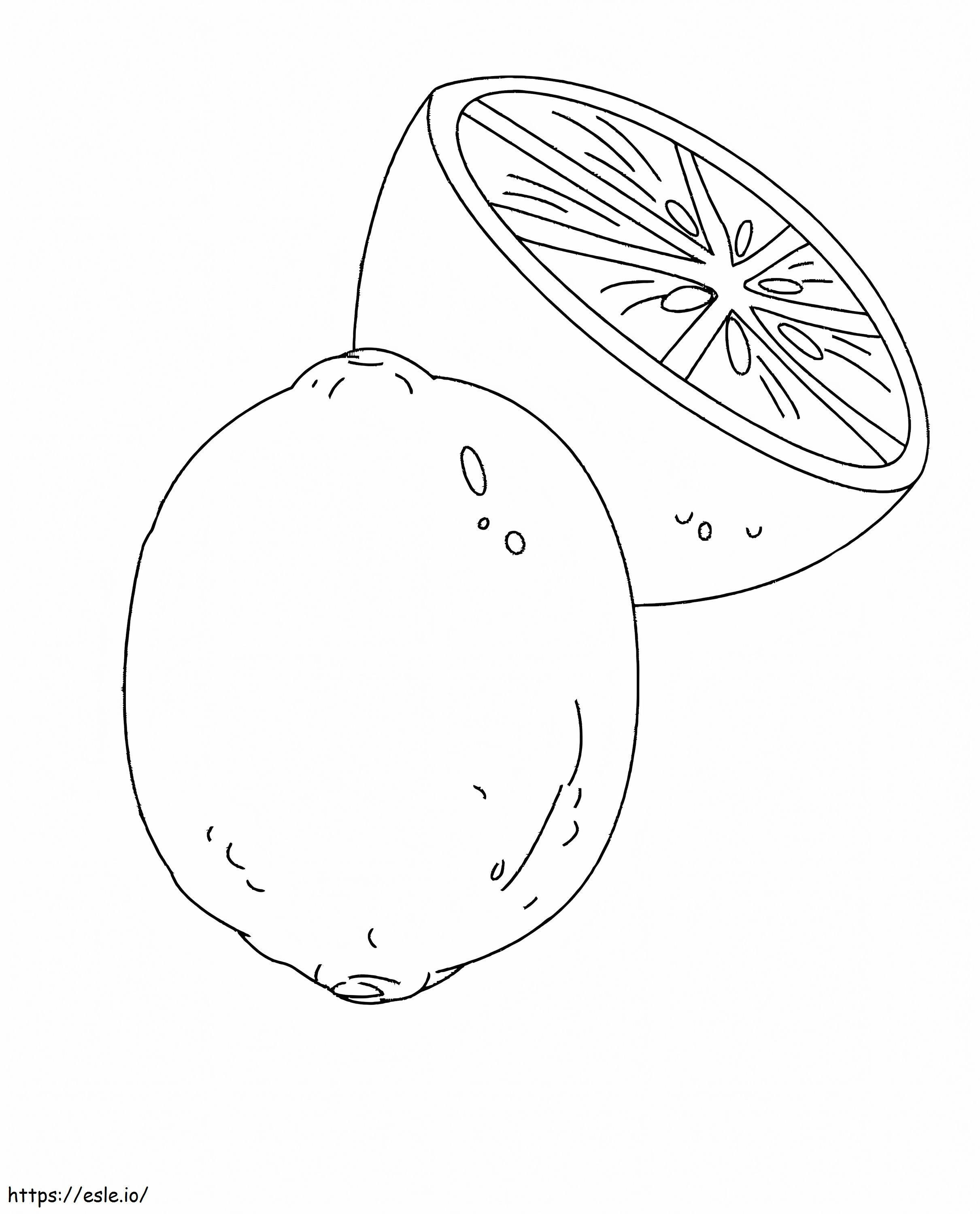 Limon Normal coloring page