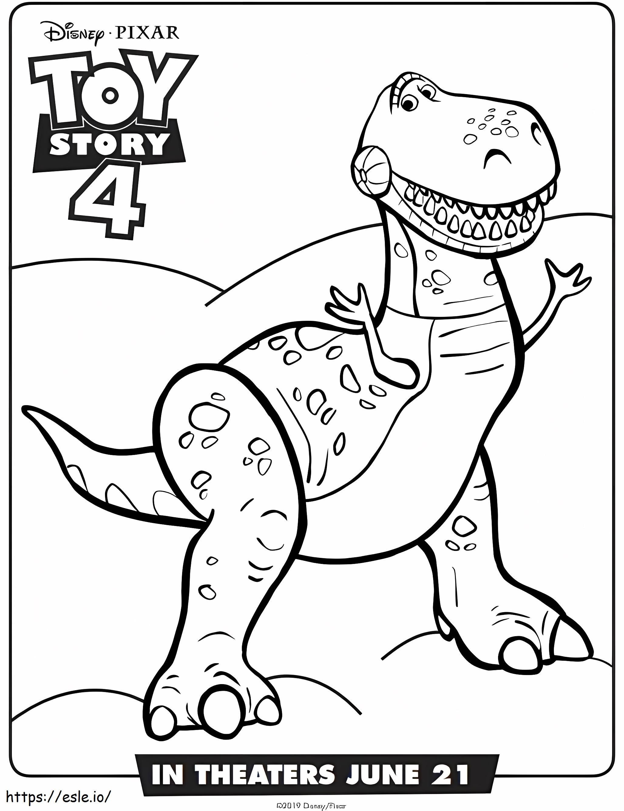 1559980239_Rex Toy Story 4 A4 coloring page