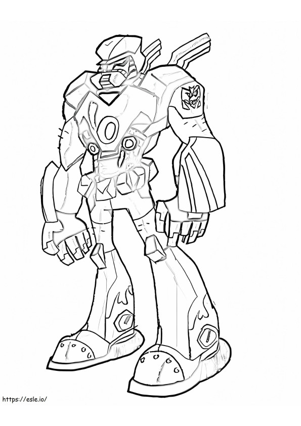 Transformers Robot coloring page