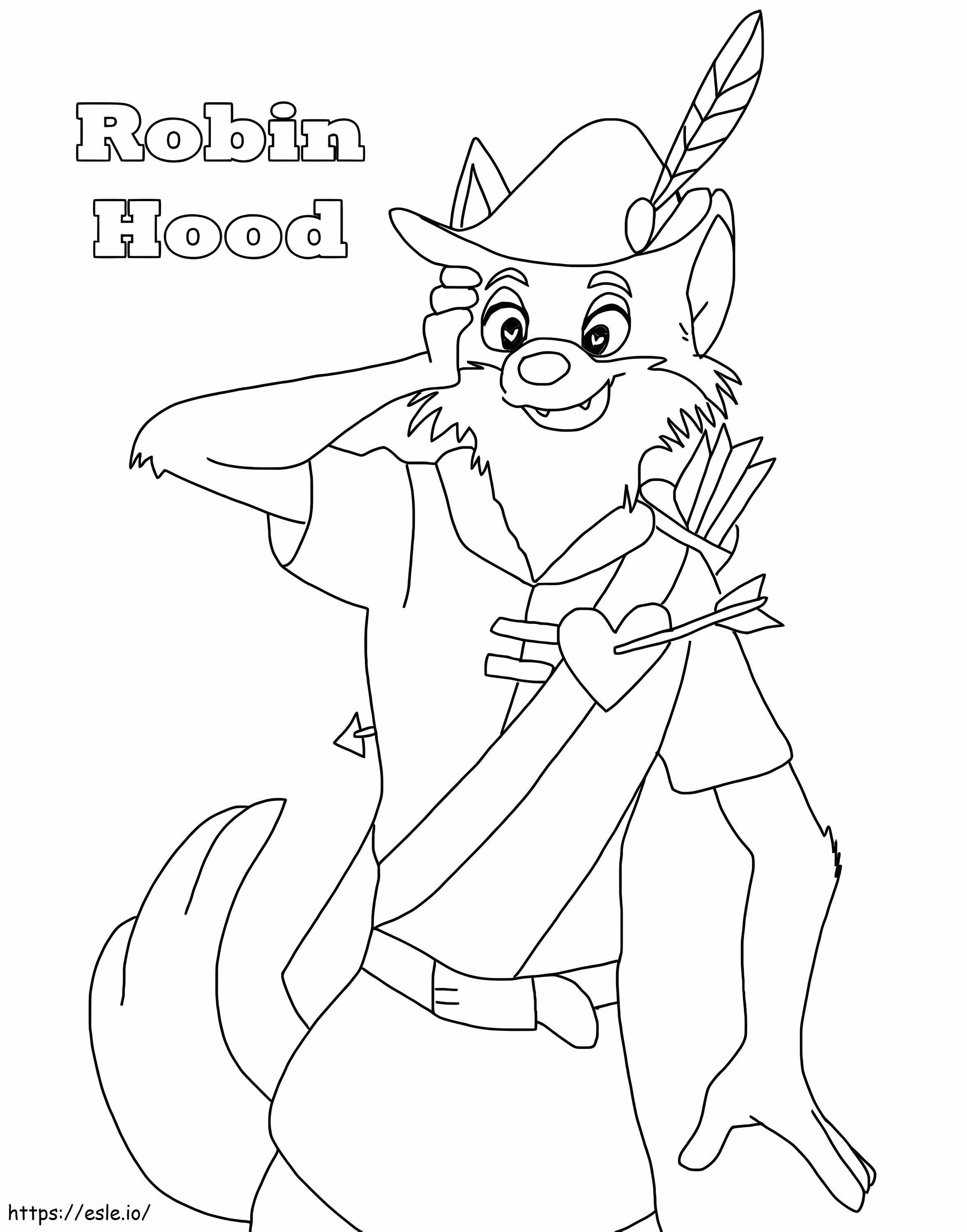 Robin Hood 7 da colorare