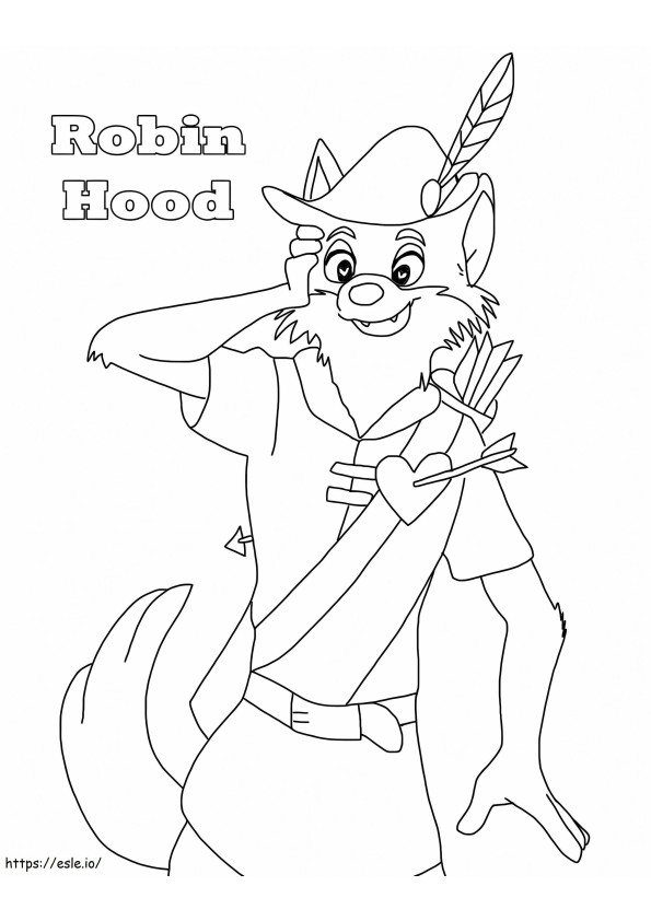 Robin Hood 7 para colorir