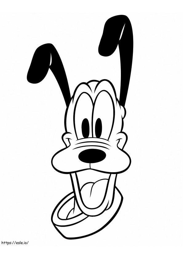 Face To Pluto coloring page