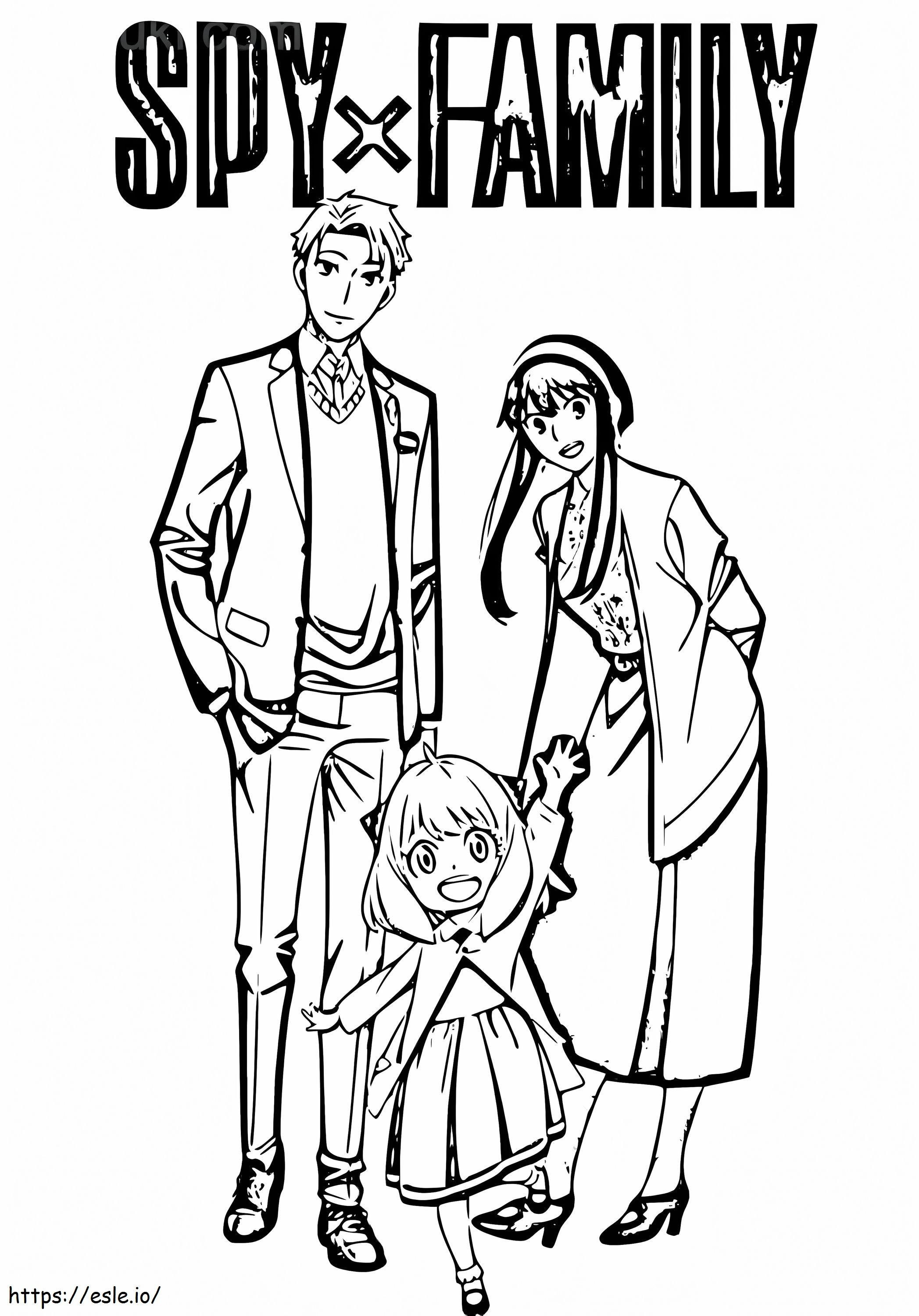 Spy X Family 3 coloring page