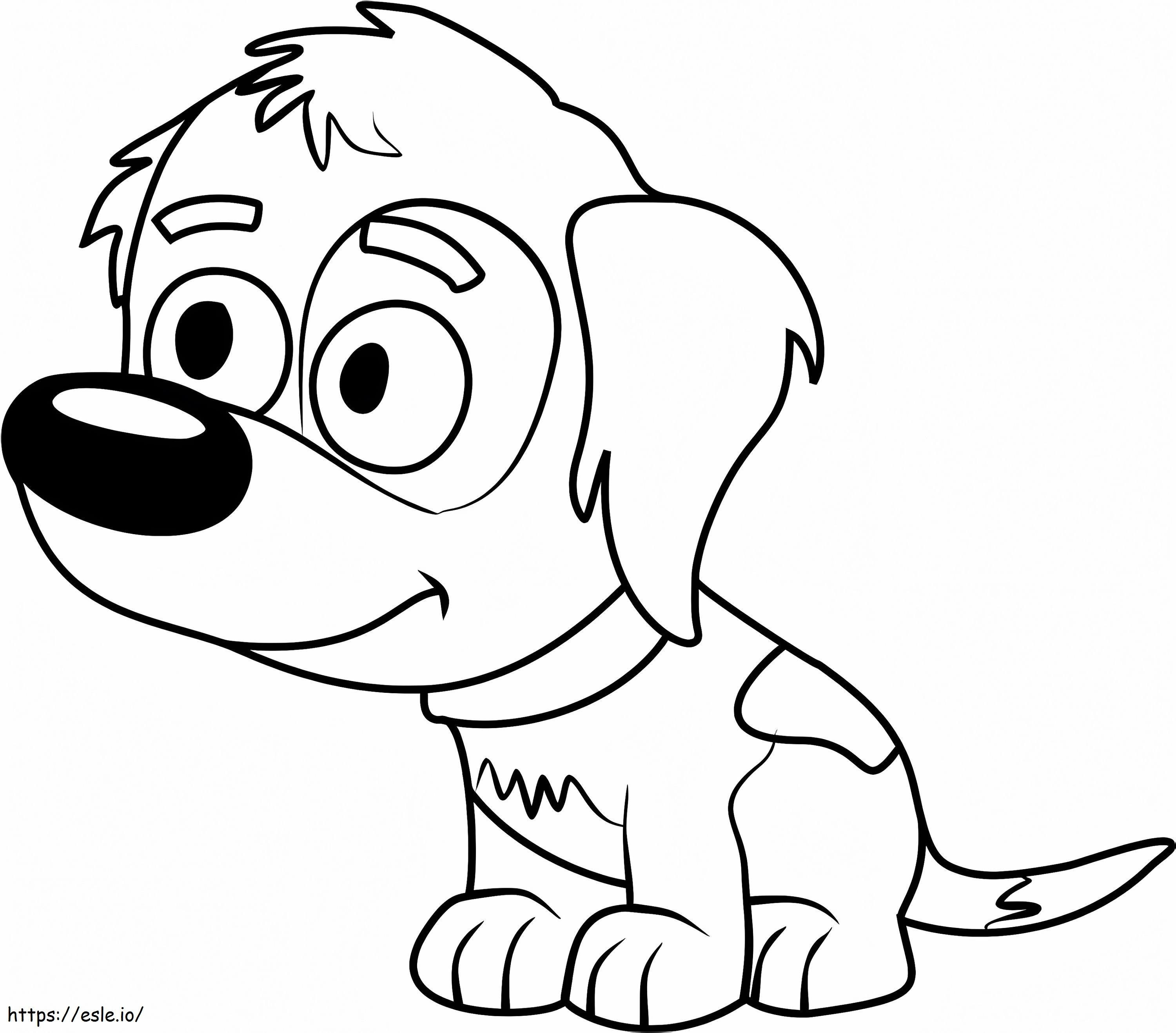 Pupster From Pound Puppies coloring page