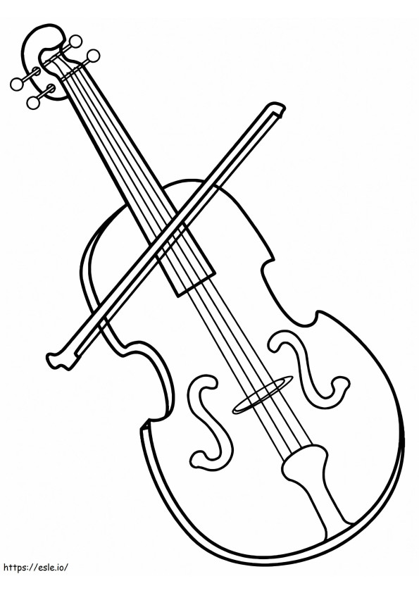Cello zum Ausmalen ausmalbilder