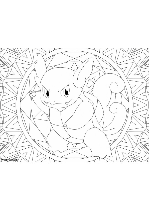 Wartortle 4 coloring page
