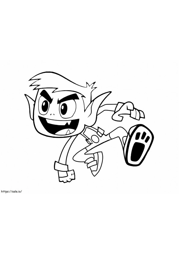 1550478282 Teen Titans Go 001 coloring page