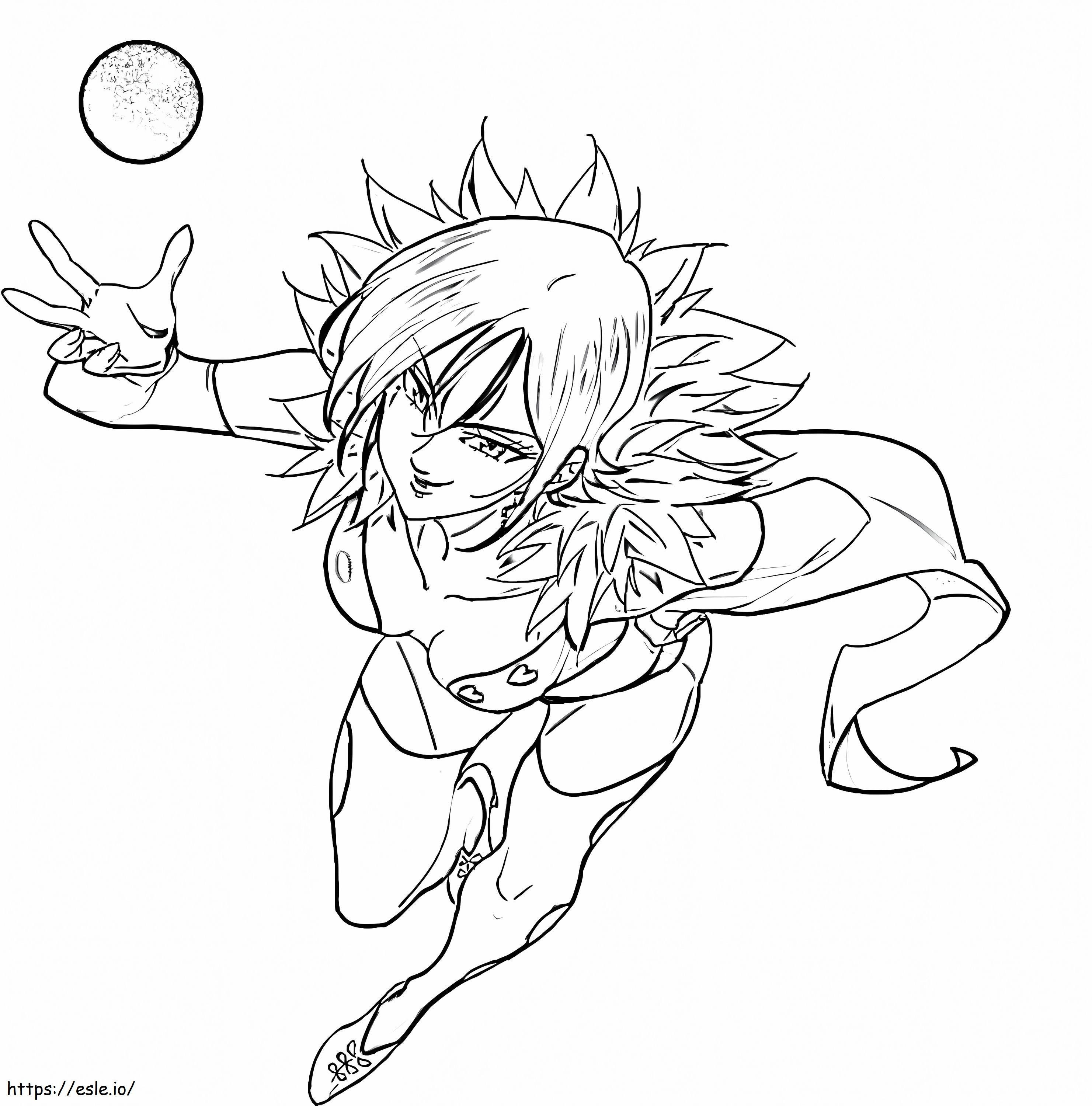 Amazing Merlin coloring page