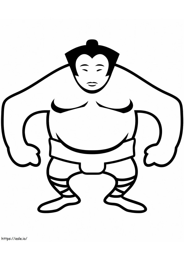 sumo kolorowanka