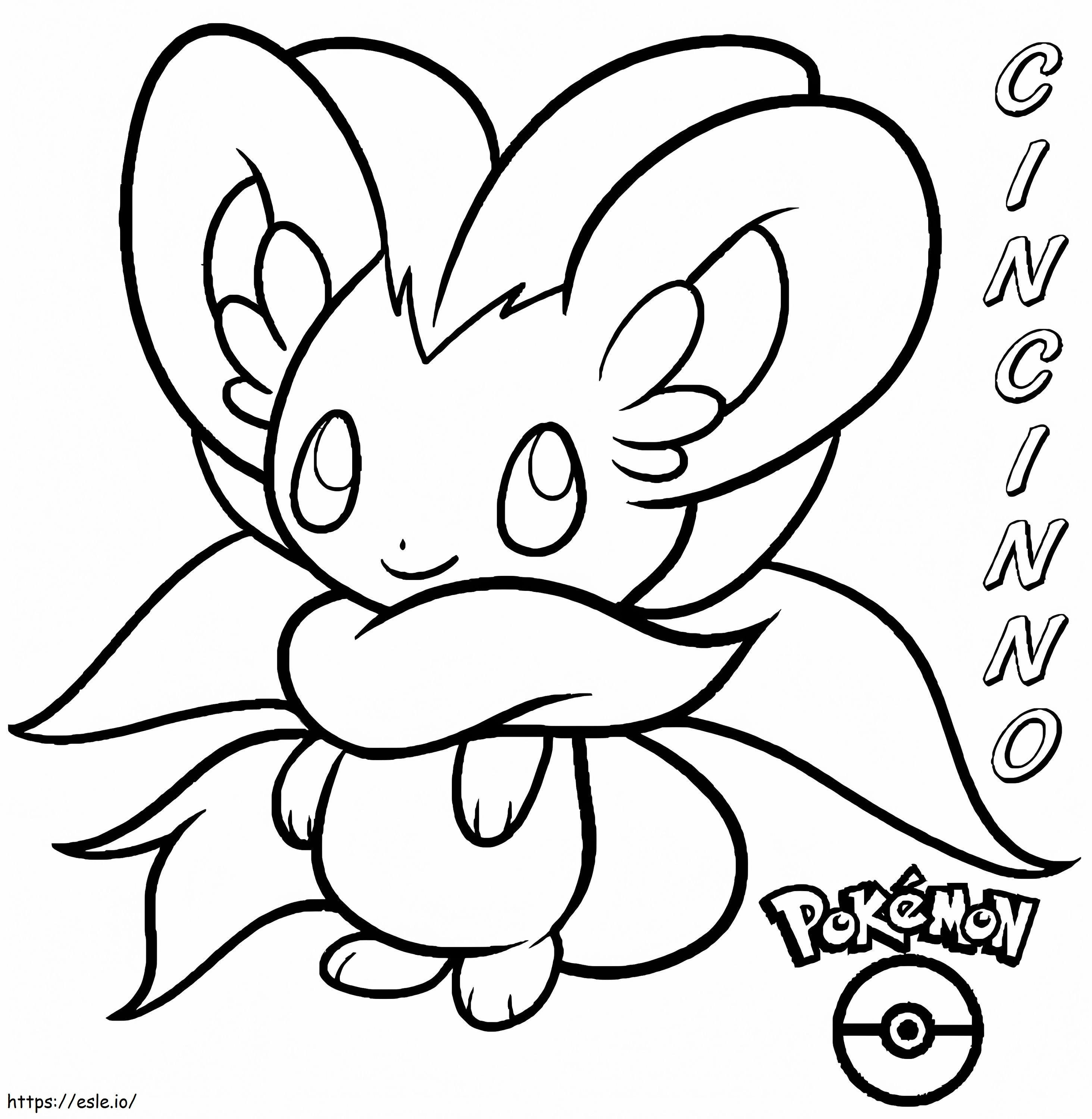Lovely Cinccino coloring page