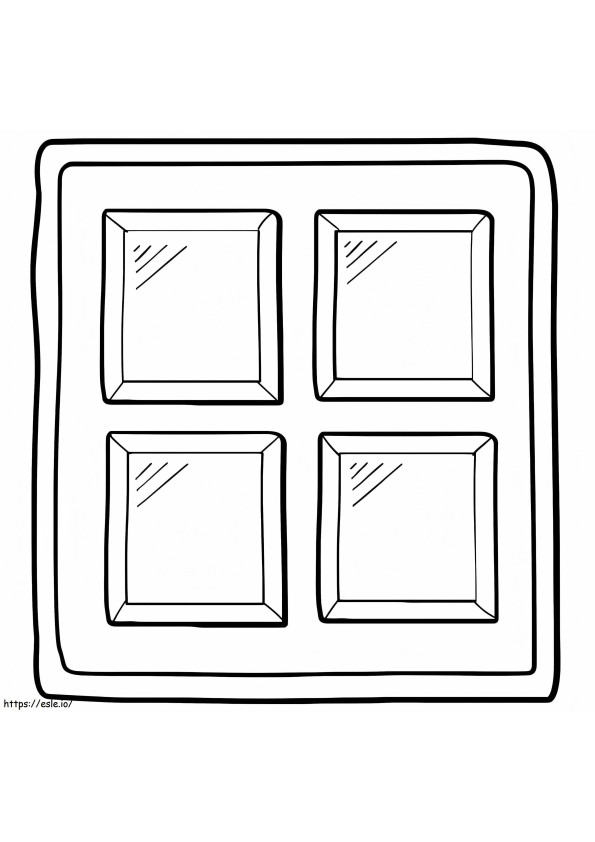 Printable Window coloring page