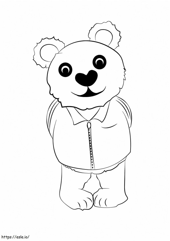 Brown Bear Undertale coloring page