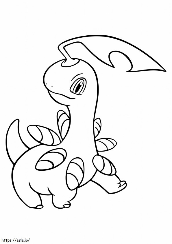Coloriage Bayleef et Pokémon à imprimer dessin