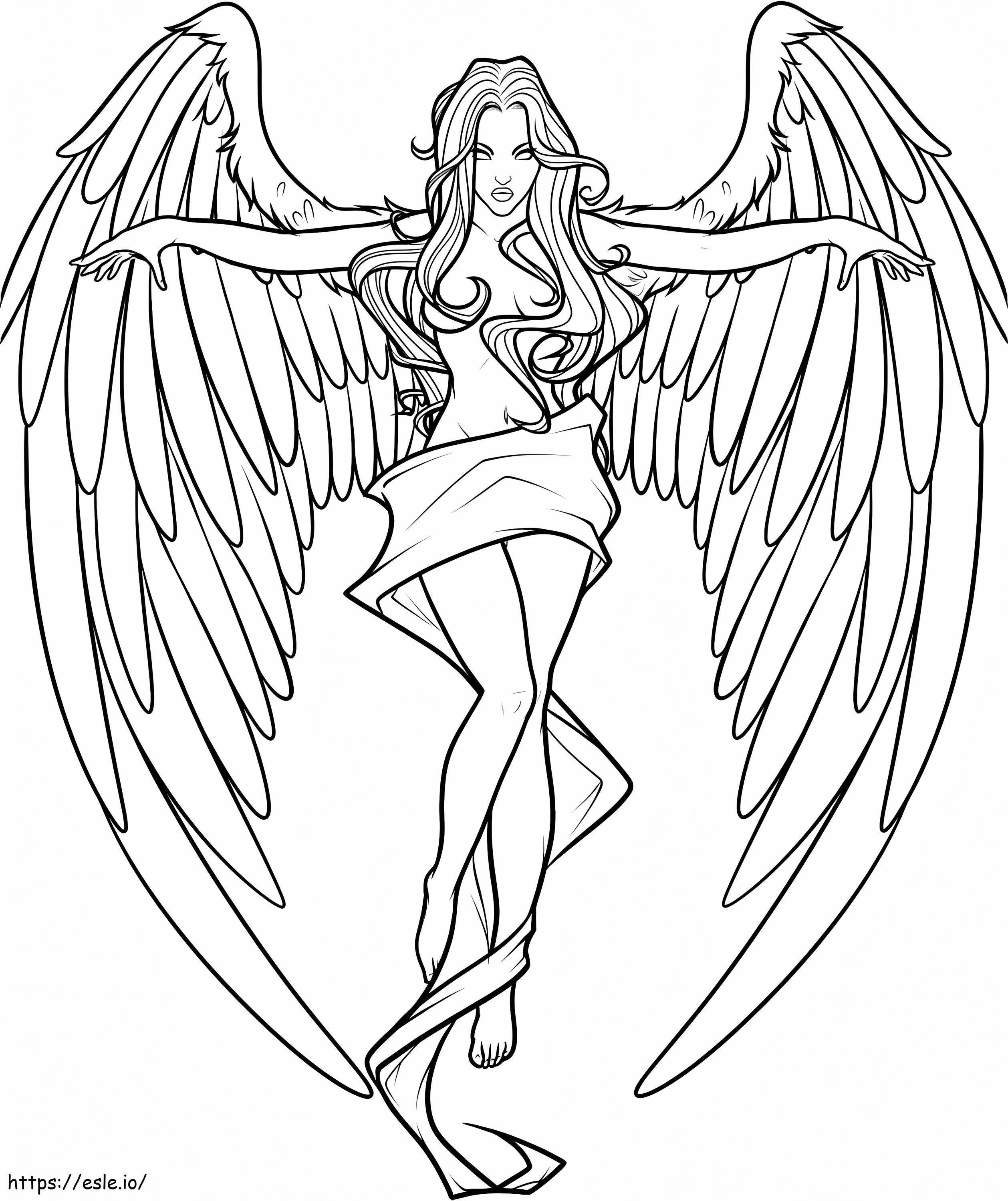 Fresh Angel coloring page