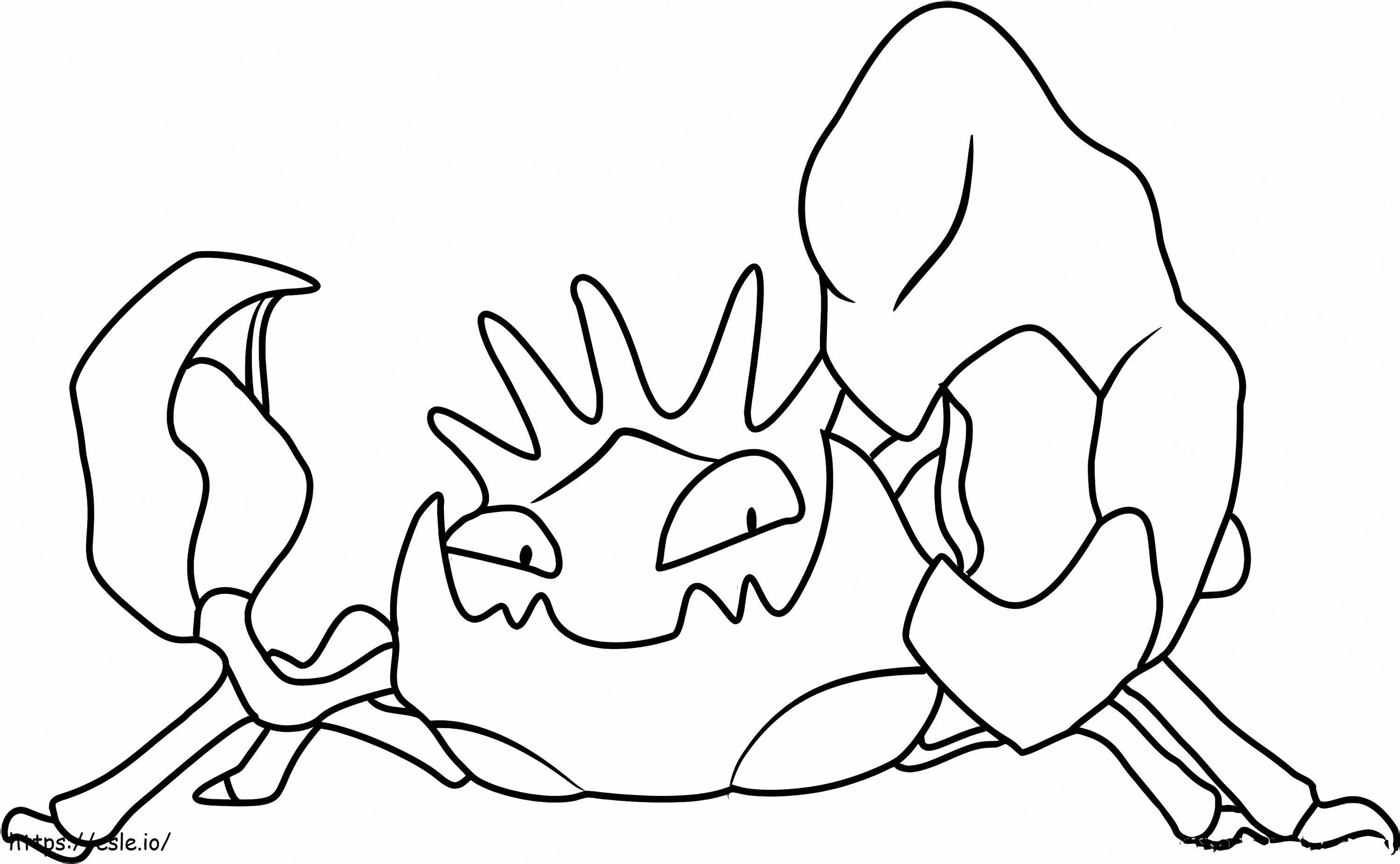 Kingler 1 Coloring Game coloring page