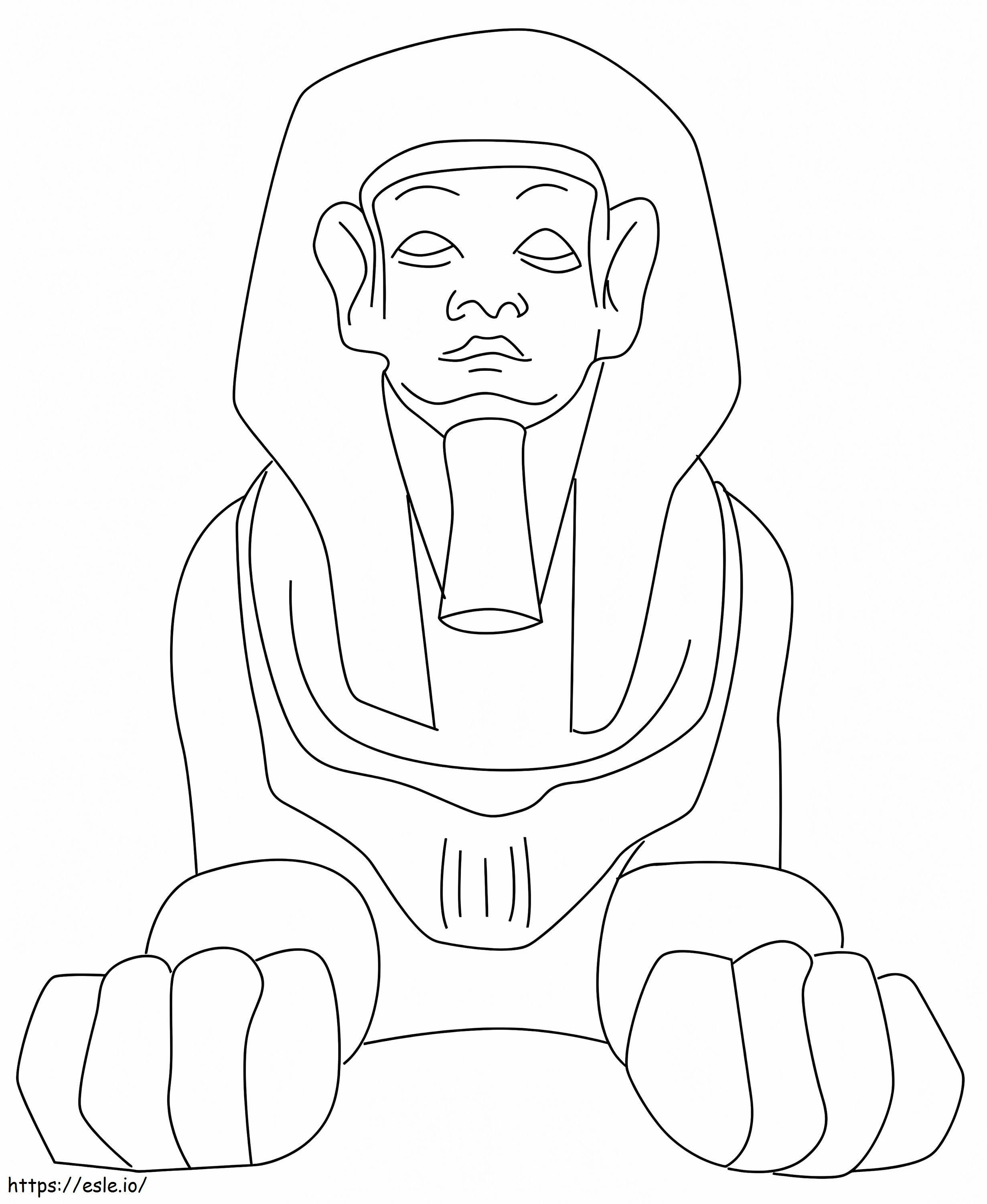 Free Sphinx To Color coloring page