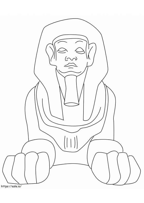 Free Sphinx To Color coloring page