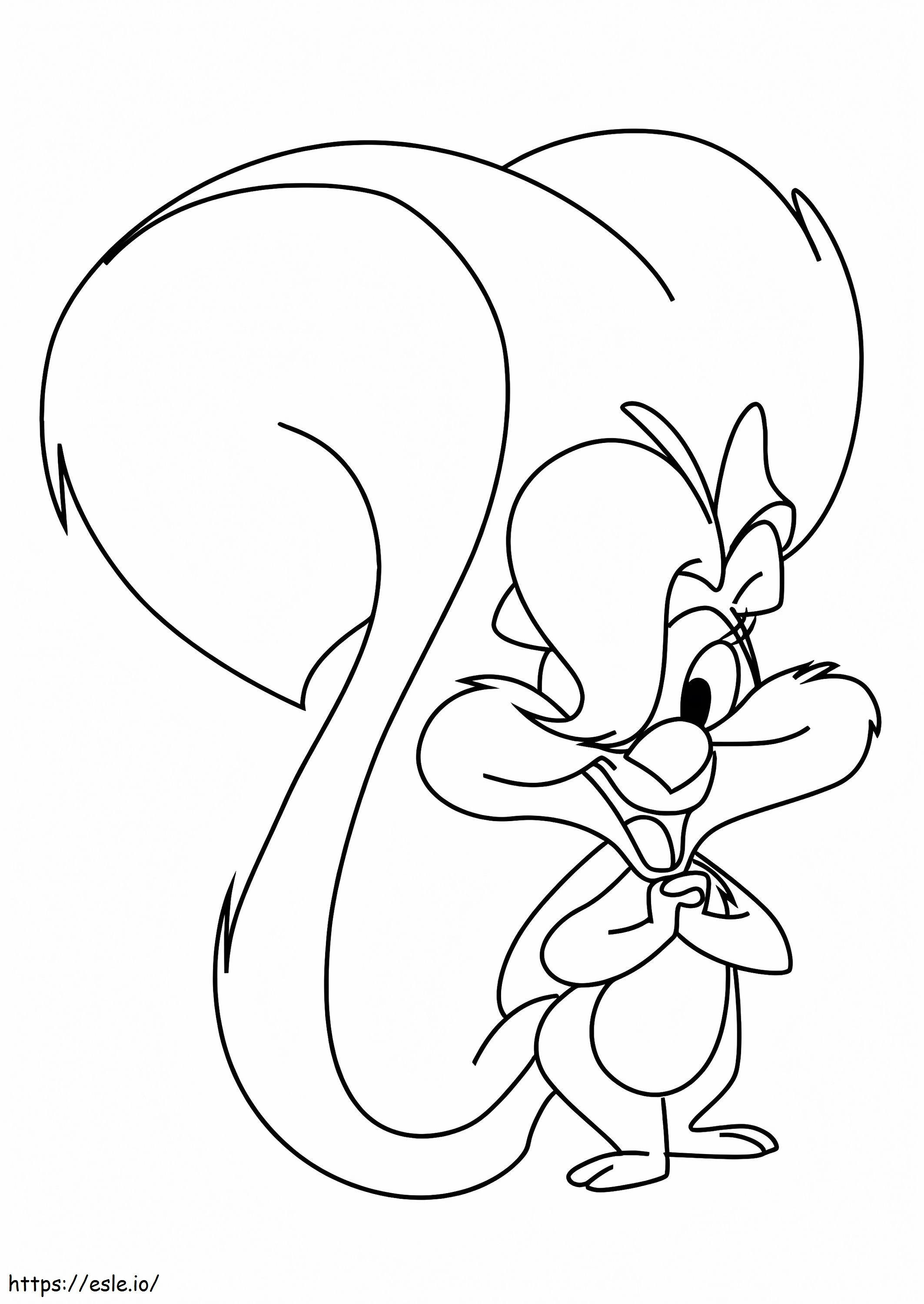 Fifi La Fume From Tiny Toon coloring page