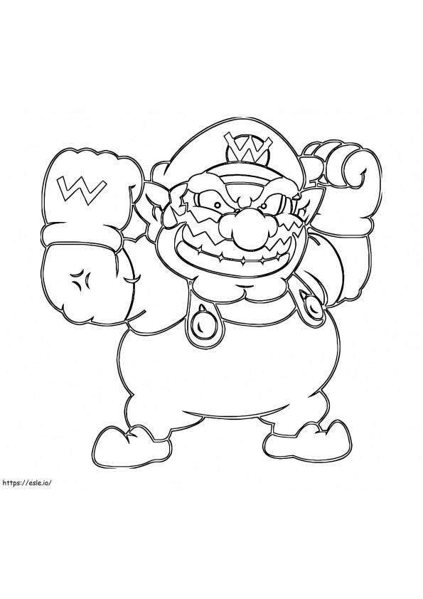 Fort Wario coloring page