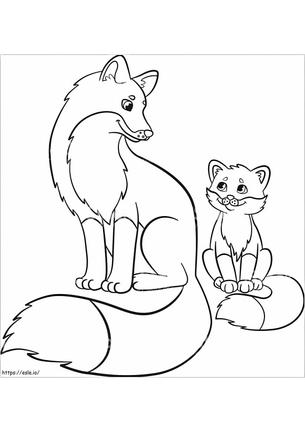1541726251 Baby Fox Heathermarxgallery 2 coloring page