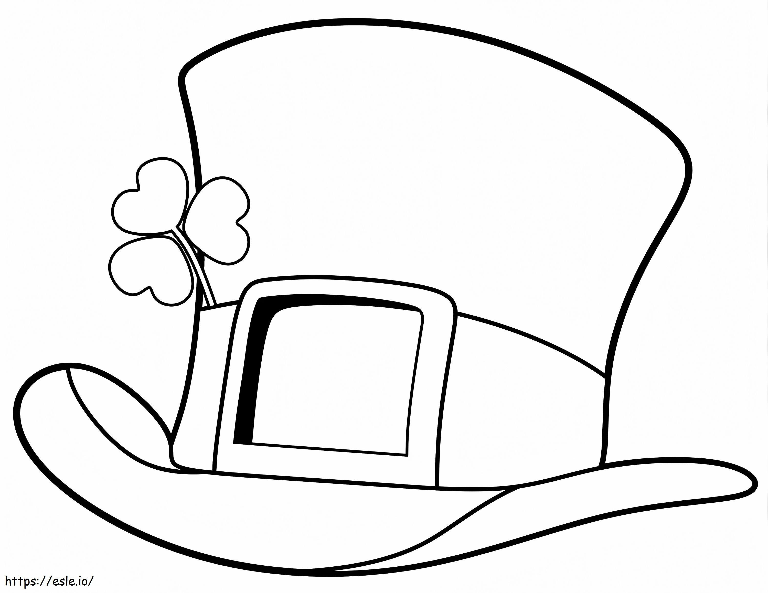 Hat Of Saint Patricks Day coloring page