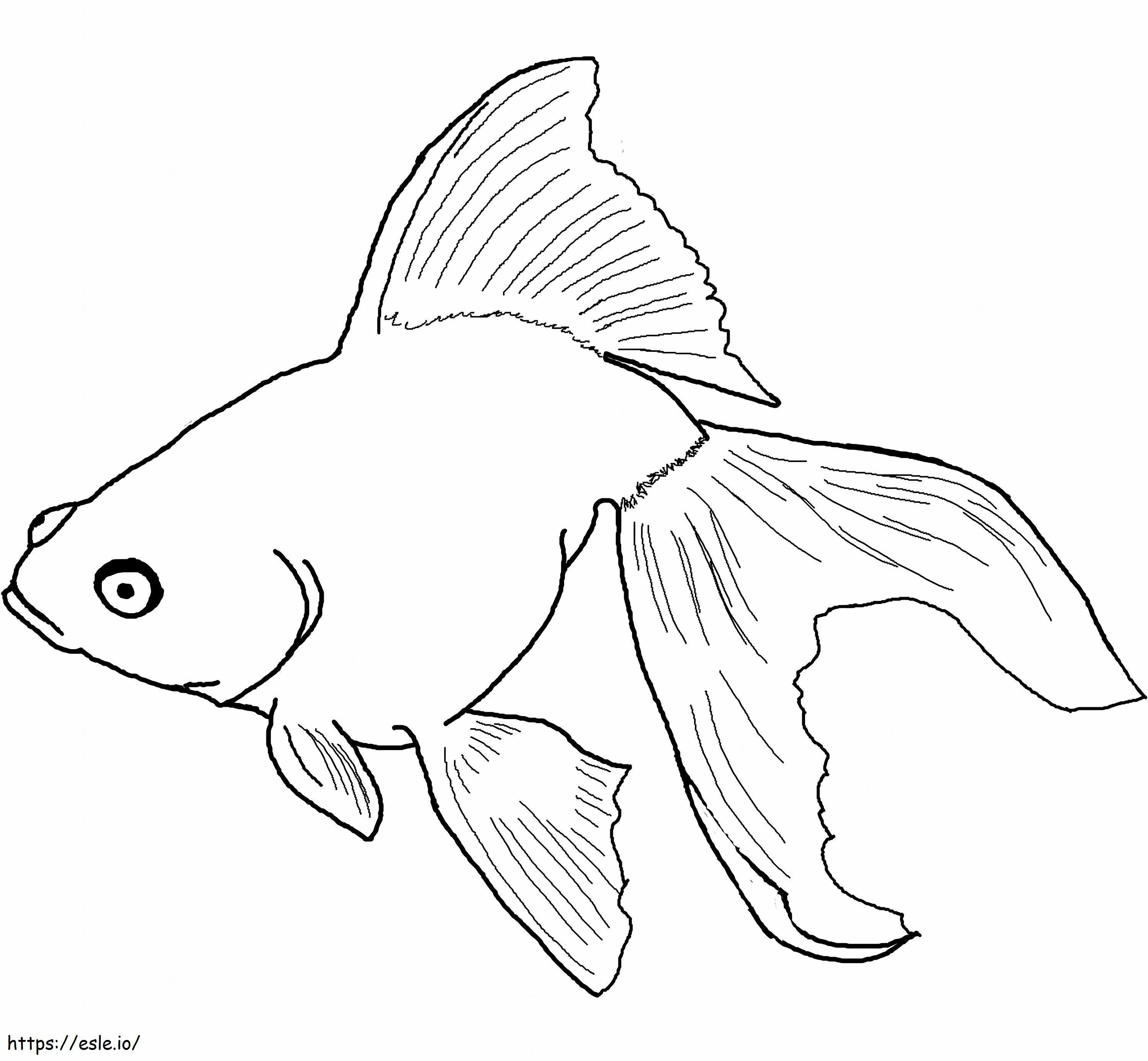 Scaled Amazing Fish coloring page