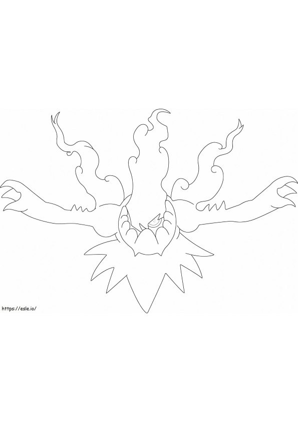 Coloriage Pokémon Darkrai 1 à imprimer dessin