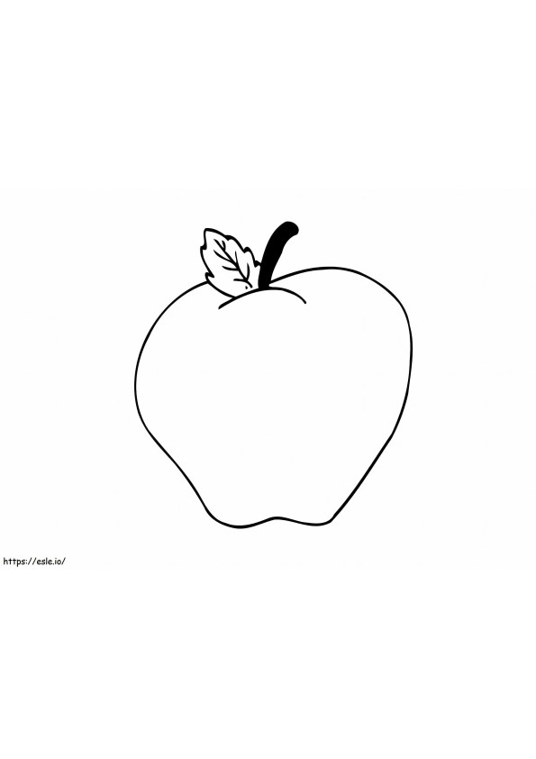 Apple Free Use coloring page