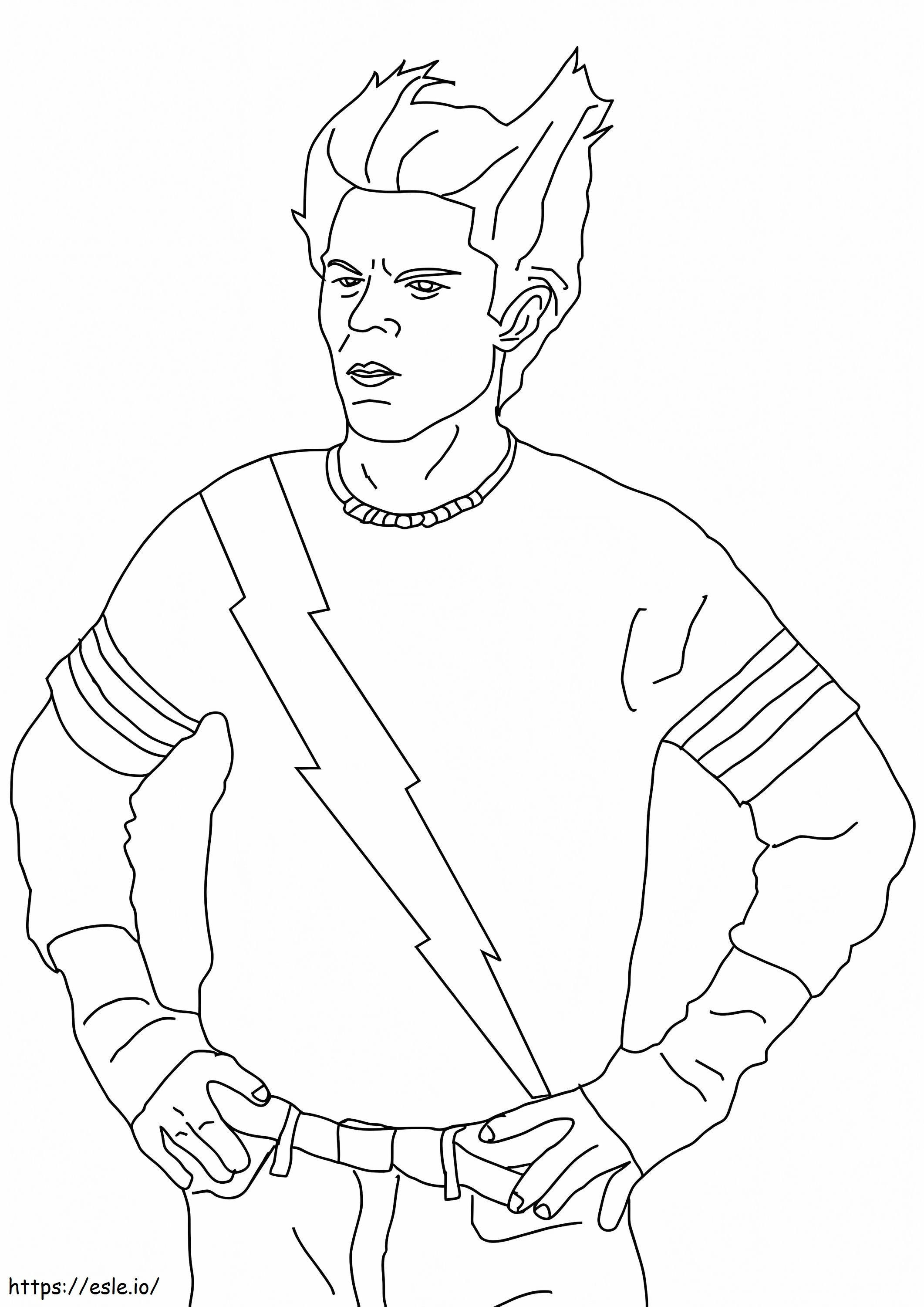Quicksilver From WandaVision coloring page