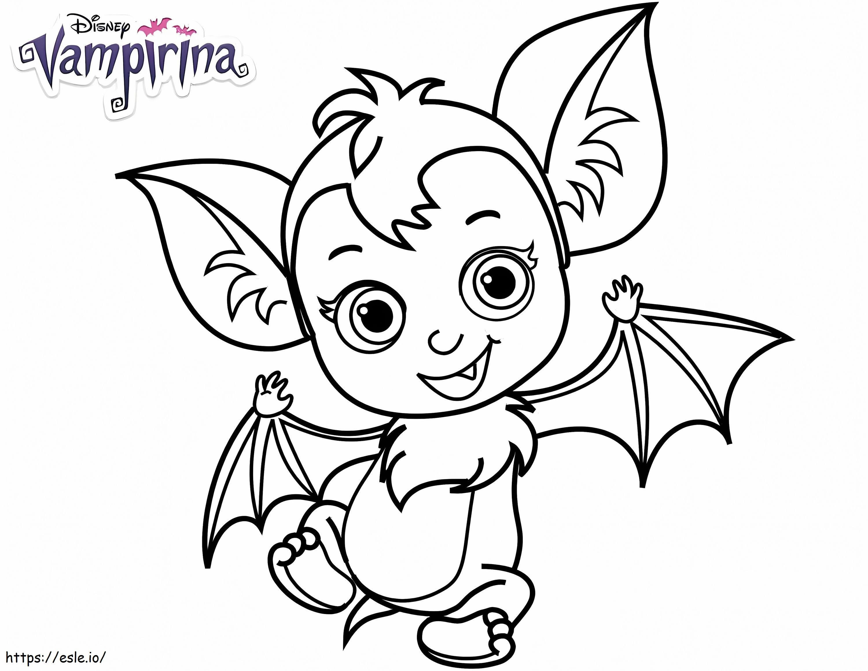 1580373398 Lindo Bebé Murciélago Nosy De Disney Vampirina Para Imprimir Gratis para colorear