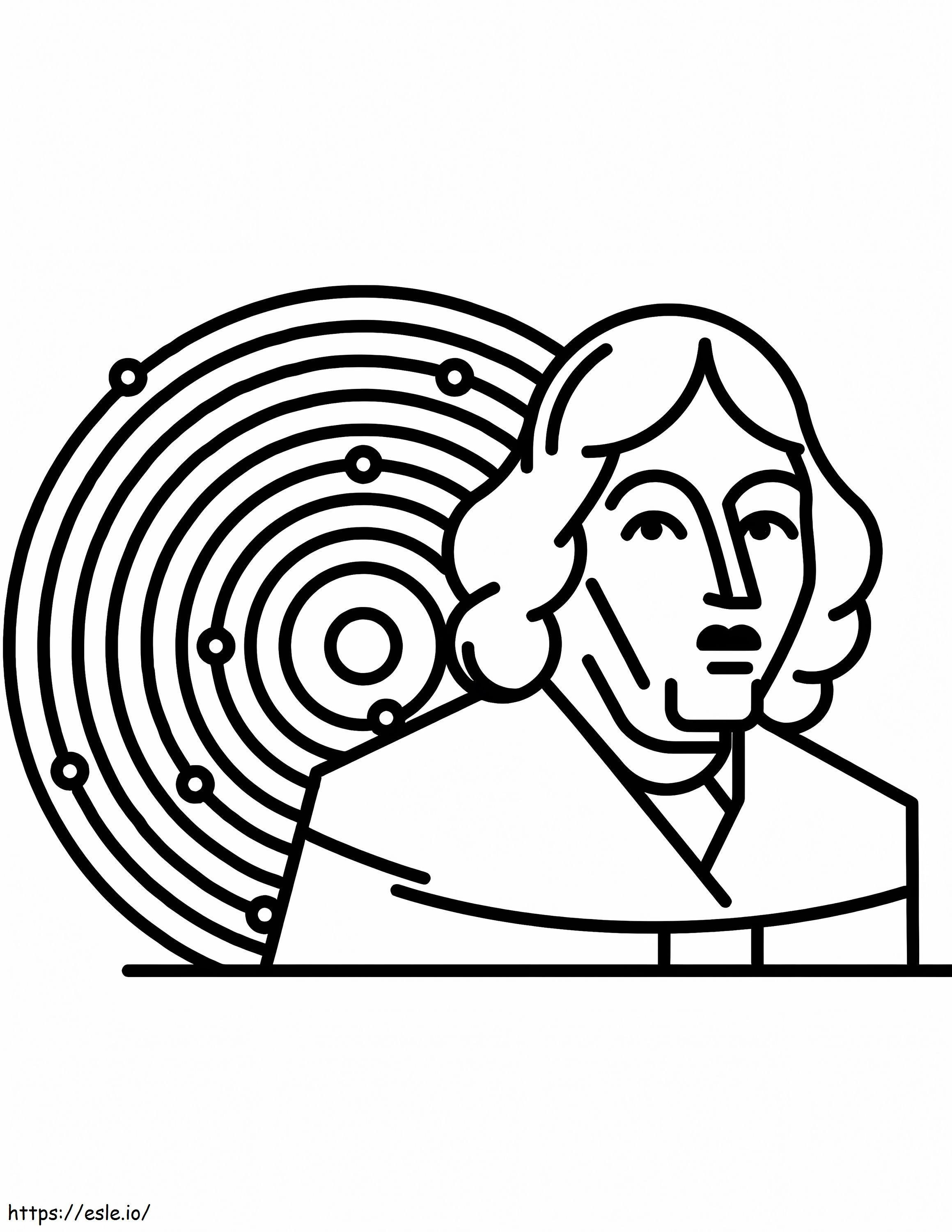 Kopernikusz és a Naprendszer kifestő