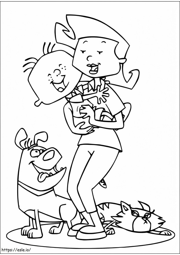 Stanley And Mom coloring page