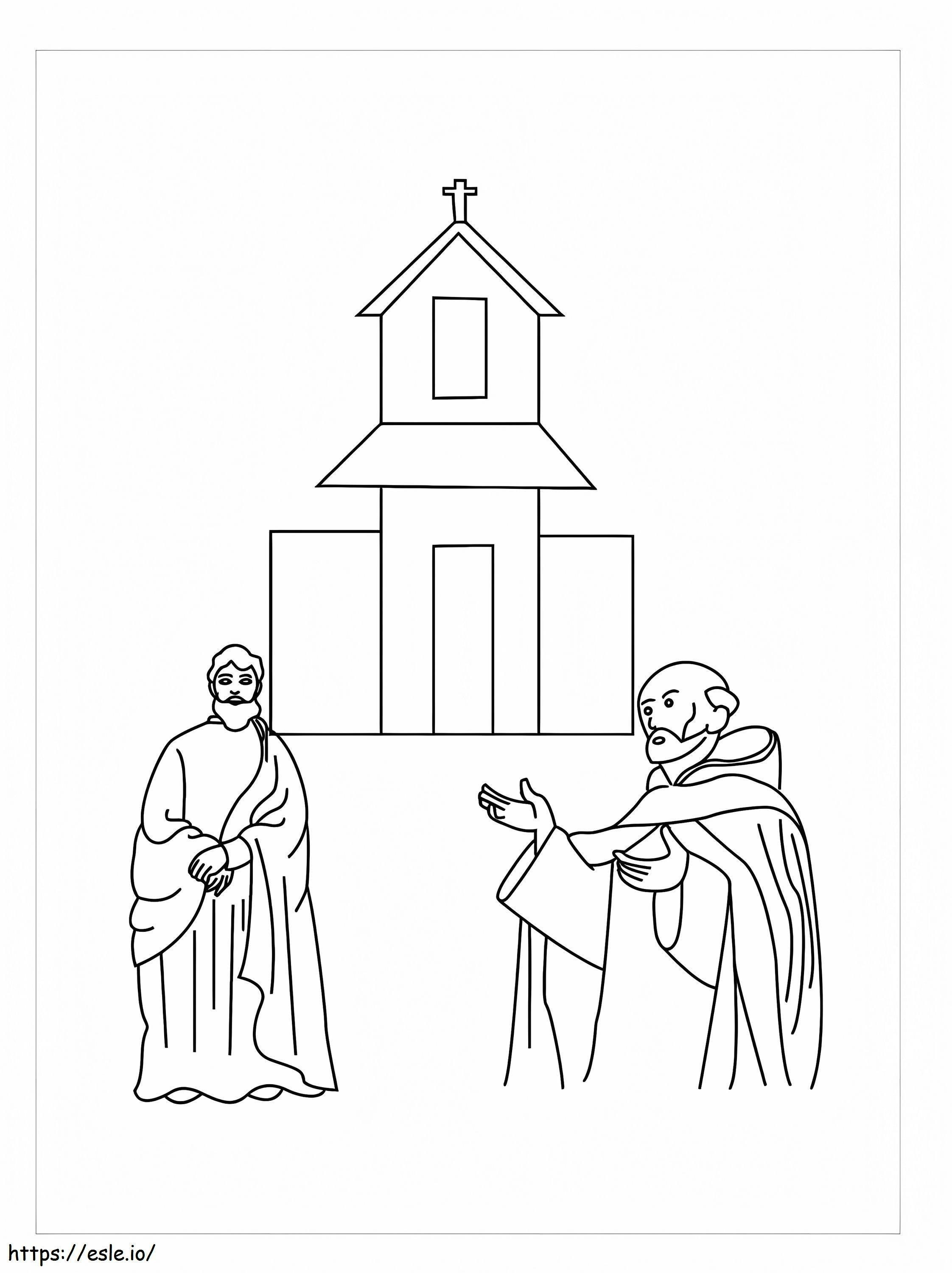 People Of The Early Church coloring page