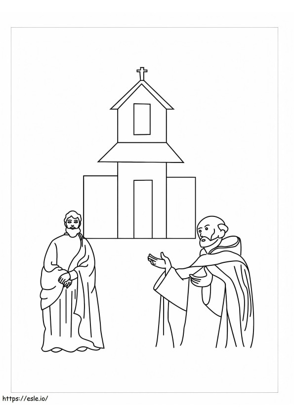 People Of The Early Church coloring page