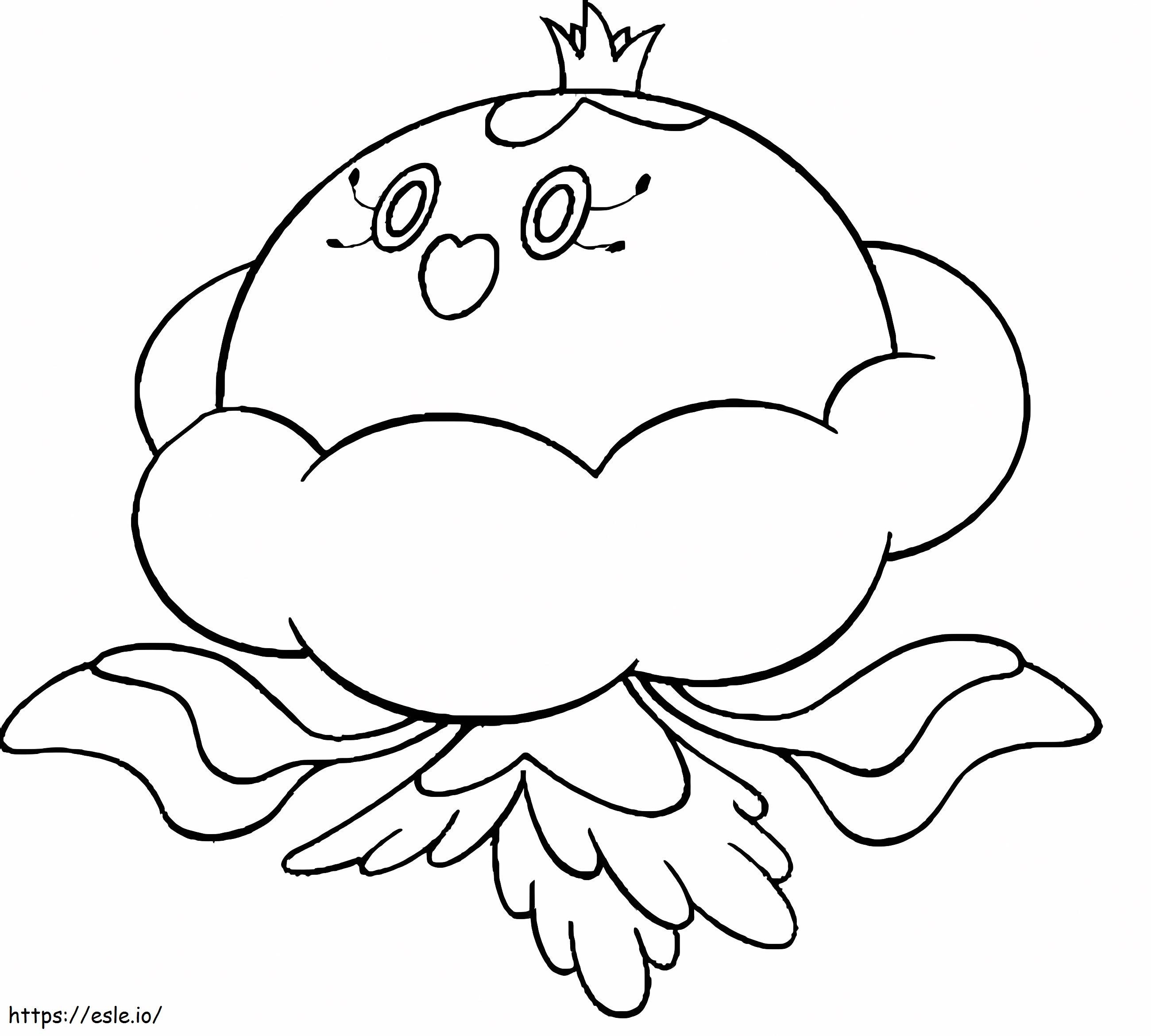 Female Jellicent Pokemon coloring page