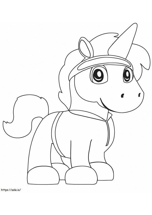 1560152926 Horse A4 coloring page